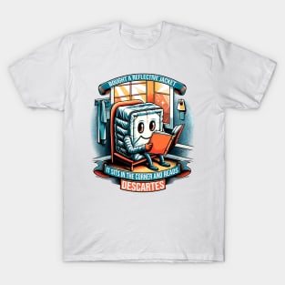 Pondering Threads: The Philosophical Jacket's Quest T-Shirt